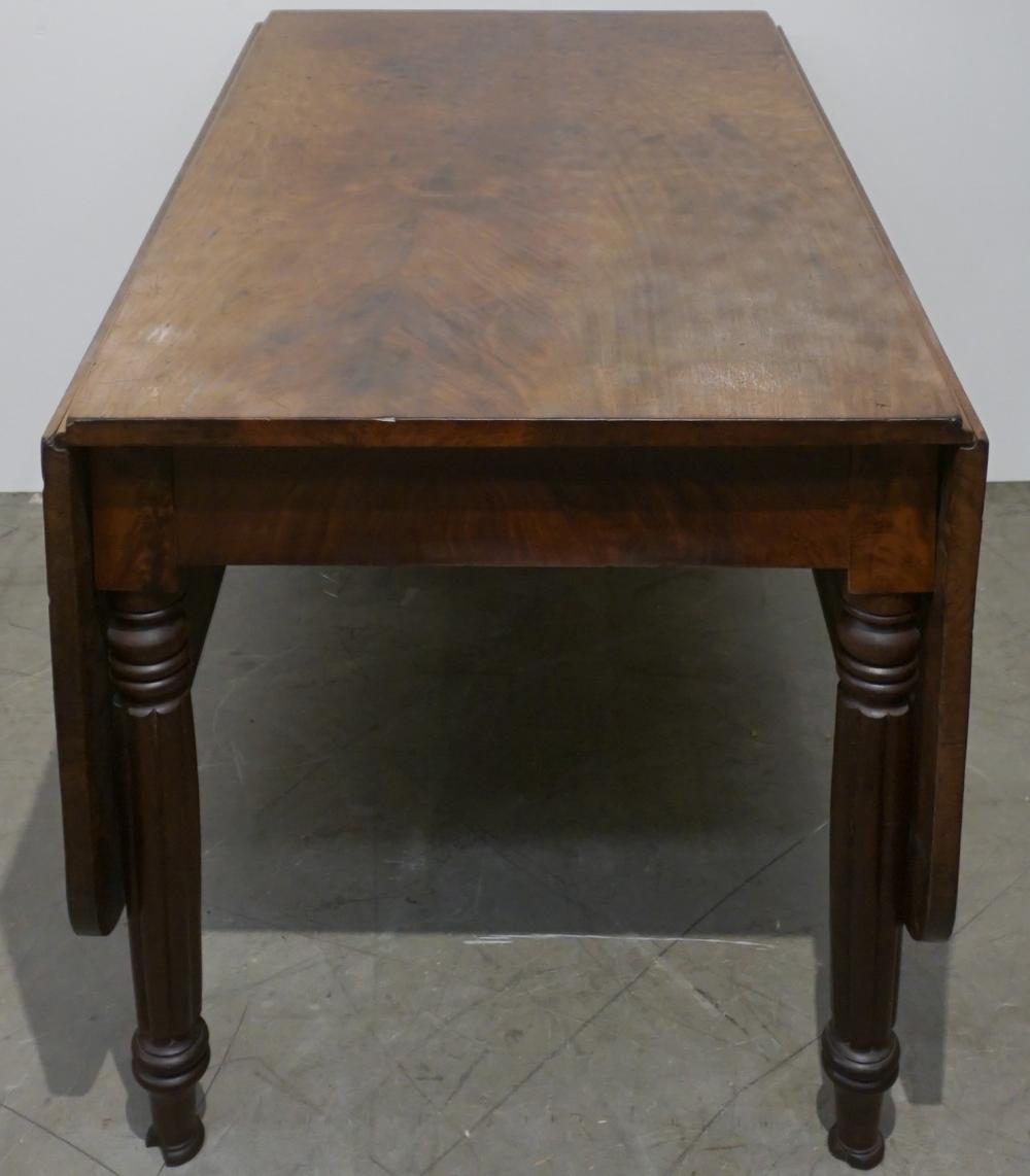 Appraisal: Federal Mahogany Drop-Leaf Table Probably Baltimore ca x x in