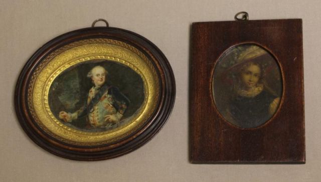 Appraisal: Portrait Miniatures of Gentlemen Prince Ferdinand of Brunswick Knight of