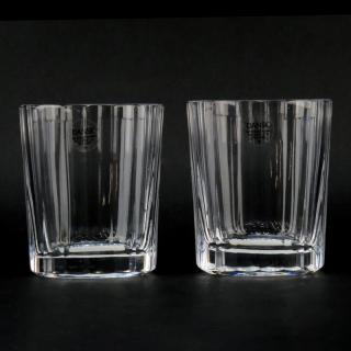 Appraisal: Eleven Dansk Faceted Round Old Fashioned Glass Tumblers Eleven Dansk