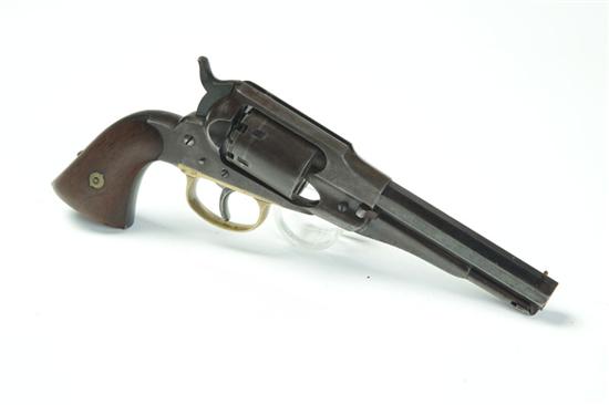 Appraisal: REMINGTON-RIDER NEW MODEL BELT REVOLVER Double-action factory conversion to breech-loading