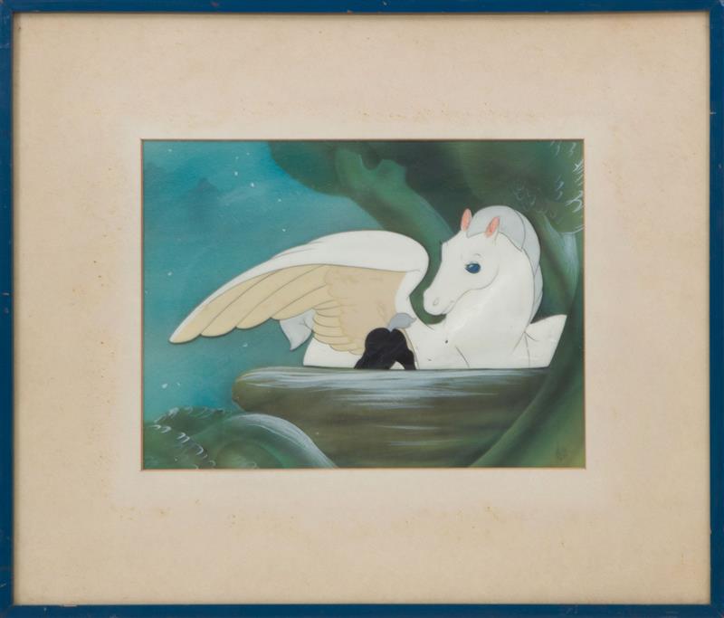 Appraisal: WALT DISNEY STUDIOS FANTASIA Celluloid with painted background with label