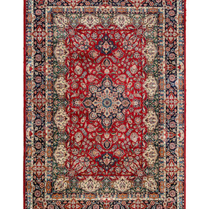 Appraisal: An Isfahan Wool Rug th Century feet inches x feet