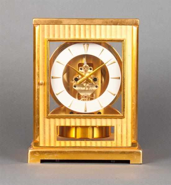 Appraisal: LeCoultre Atmos clock th century with fragmentary box and instructions