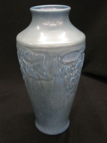 Appraisal: Rookwood Art Pottery Vase raised grape vine on rich blue