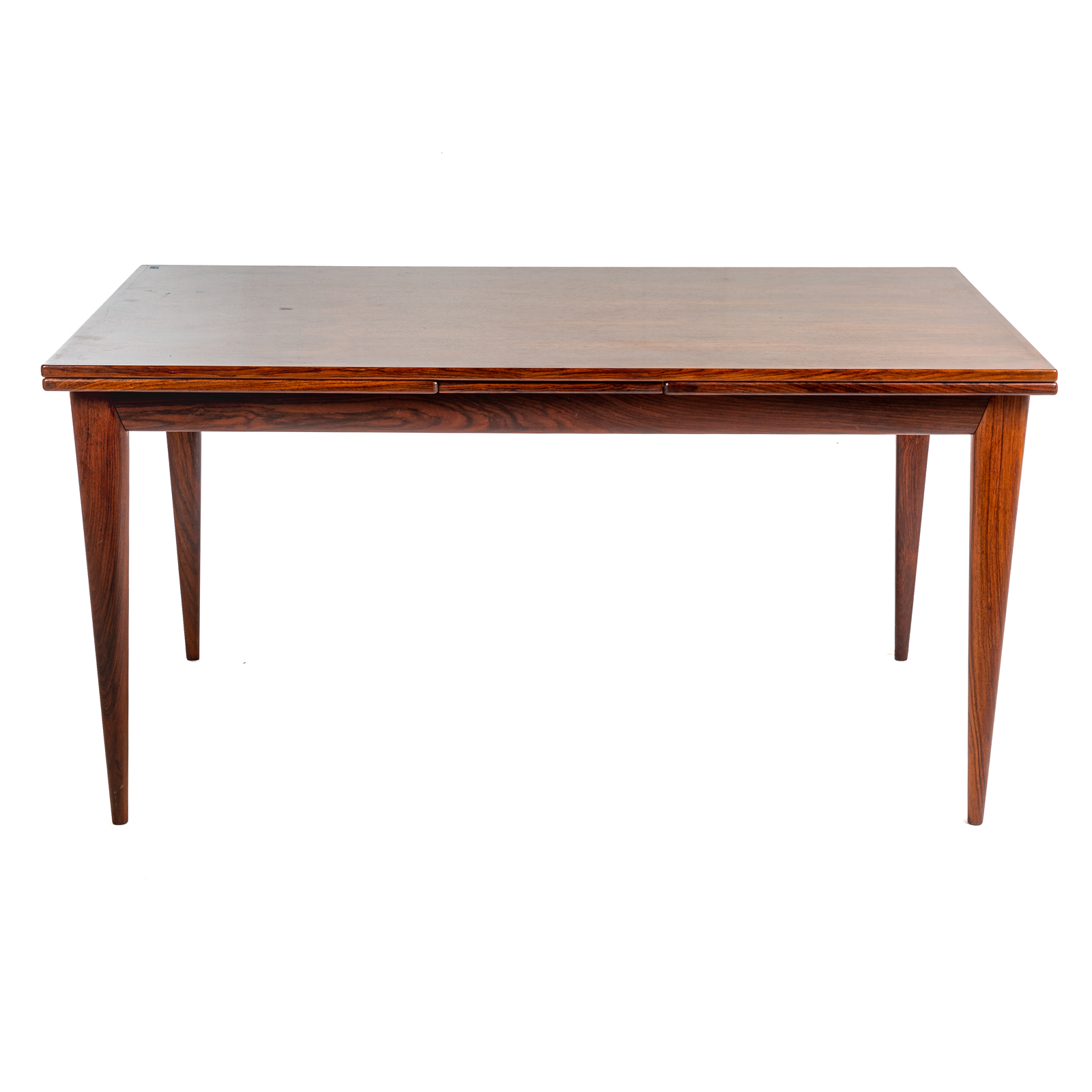 Appraisal: NIELS MOLLER DANISH MODERN ROSEWOOD DINING TABLE Niels Moller rosewood