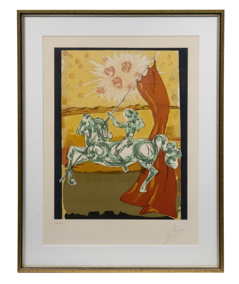 Appraisal: SALVADOR DALI FRANCE SPAIN - Wilford of Ivanhoe from Ivanhoe