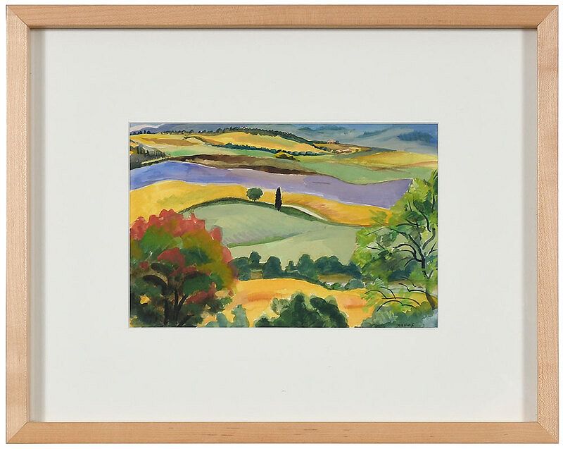 Appraisal: Roy Nydorf American born Cyprus in the Countryside signed lower