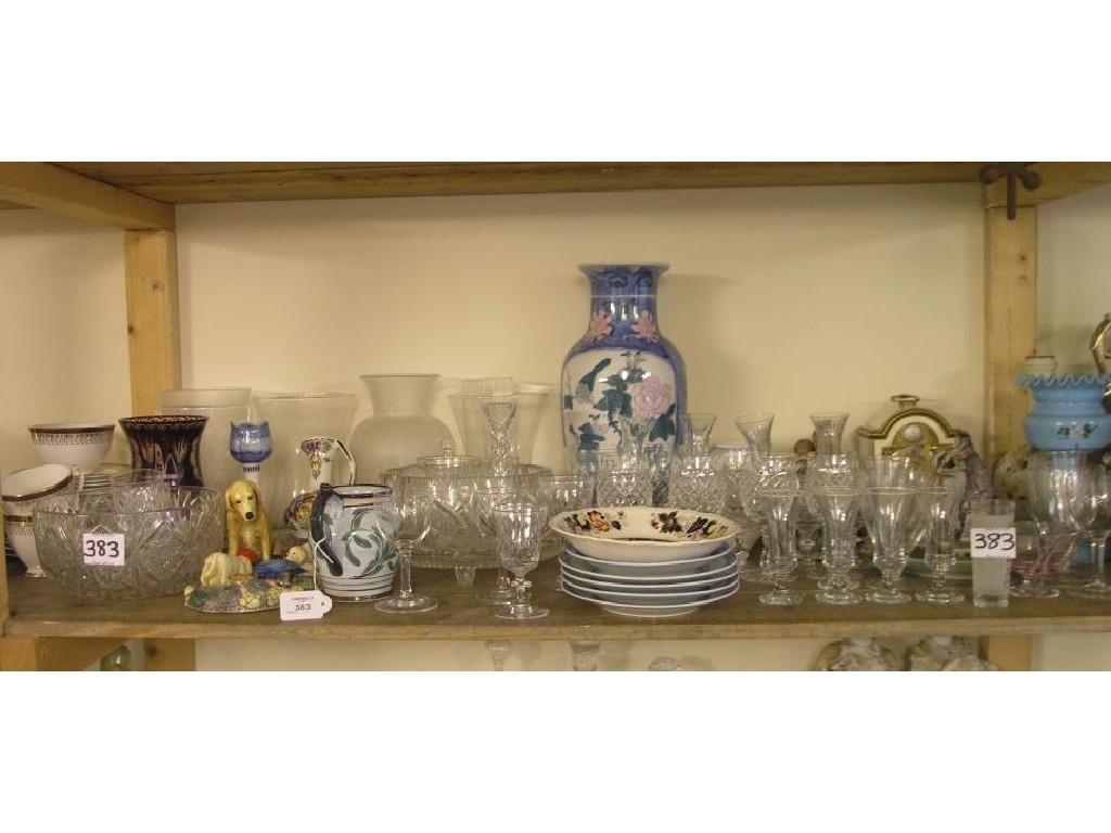 Appraisal: An assortment of ornamental china and household glassware