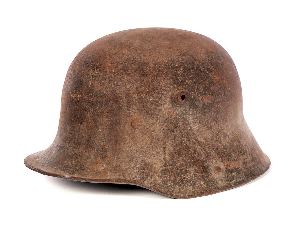 Appraisal: WWII Helmet Good condition with normal wear Please Email or