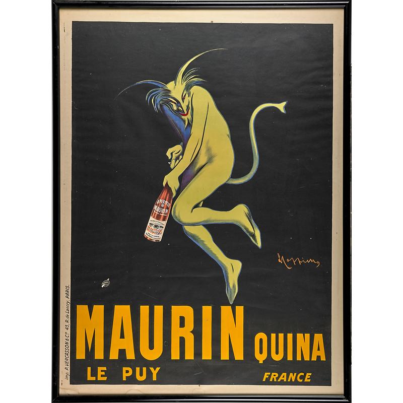 Appraisal: LEONETTO CAPPIELLO Italian - Lithograph in colors advertising poster Maurin