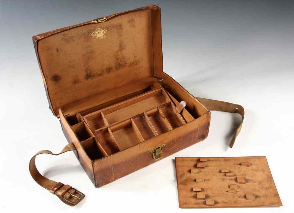 Appraisal: LOUIS VUITTON GENTS TOILETRY CASE - Late th c Louis