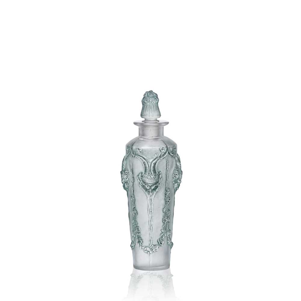 Appraisal: REN LALIQUE FRENCH - PAN SCENT BOTTLE NO designed frosted