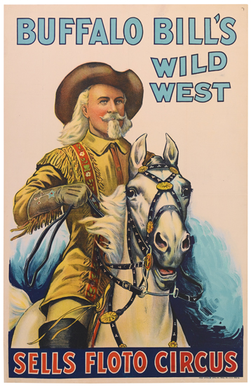 Appraisal: DESIGNER UNKNOWN BUFFALO BILL'S WILD WEST x inches x cm