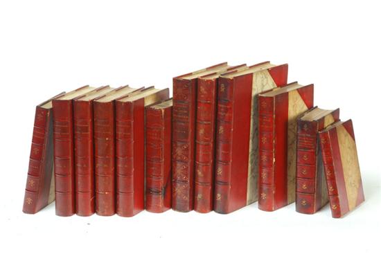 Appraisal: TWELVE LEATHERBOUND VOLUMES Includes Correspondence of The Right Honourable Edmund