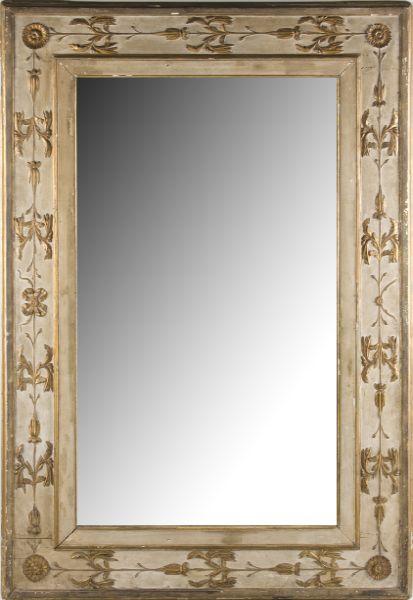 Appraisal: Italian Giltwood Gesso Frame Late th century with later mirror