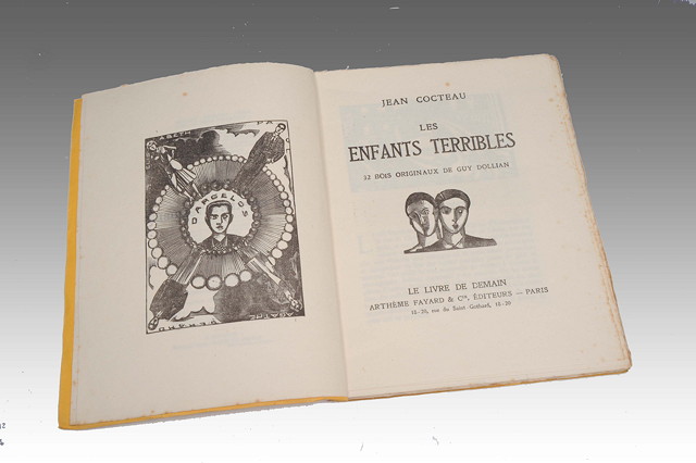 Appraisal: COCTEAU Jean Les Enfants Terrible Artheme Fayard Le Livre de