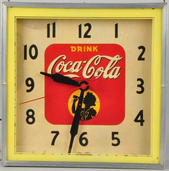 Appraisal: Coca-Cola Neon Clock Circa Moderate to overall average wear and