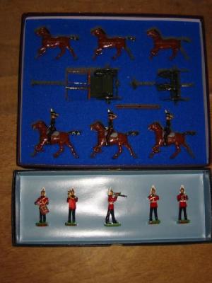 Appraisal: A Britains Set No Gun Team Royal Horse Artillery Kings