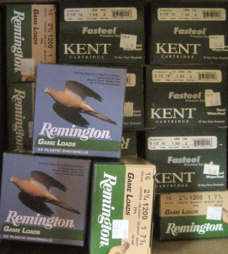 Appraisal: FOURTEEN BOXES OF SHOTGUN AMMUNITION twenty-five count Kent Fasteel gauge