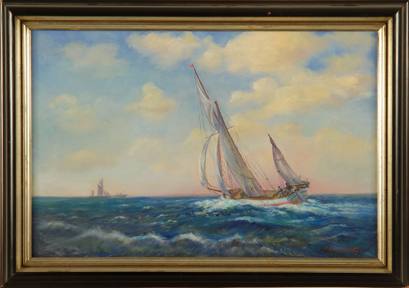 Appraisal: G W REDFORDAfternoon Sail Signed lower right G W Redford