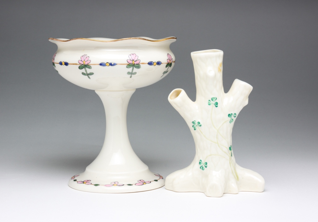 Appraisal: Ireland and American th century Includes a Belleek Lenox floral