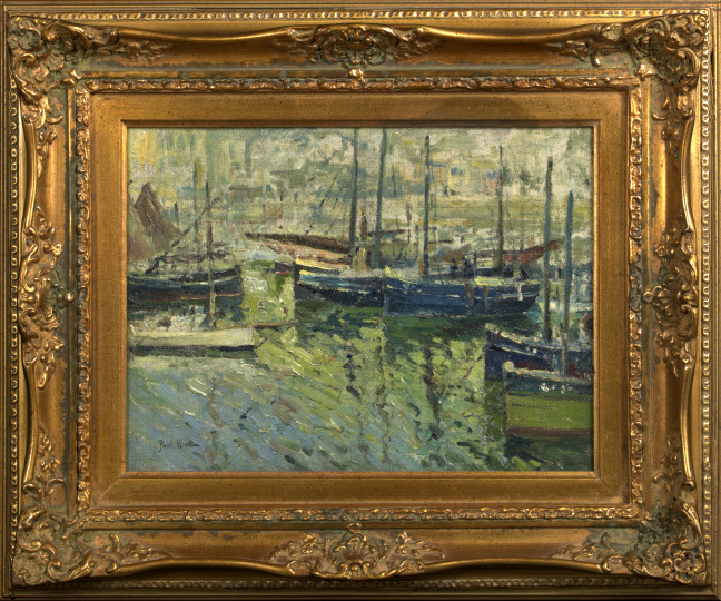 Appraisal: Paul Bernard King American New York - Harbor View oil