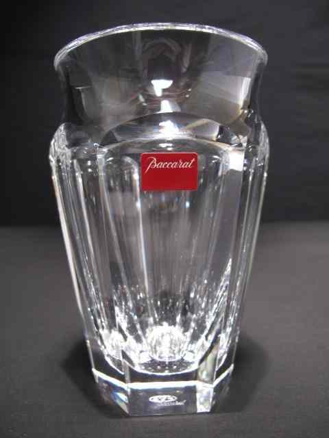 Appraisal: Baccarat crystal cut vase Measures '' tall x '' wide