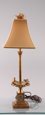 Appraisal: Decorative Bird Bath Lamp H