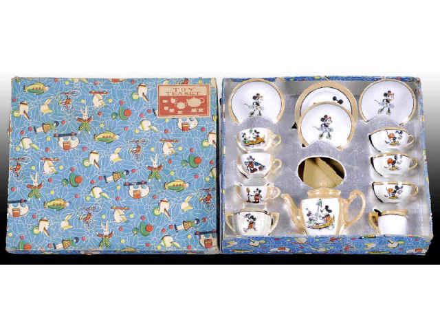 Appraisal: Occupied Japanese Walt Disney Tea Set with Box Description Includes