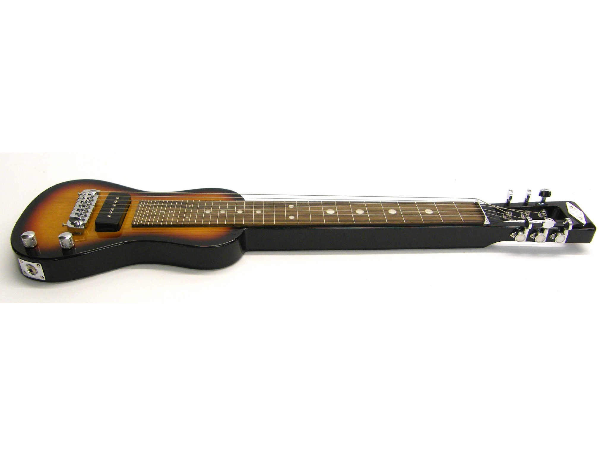 Appraisal: SX lap slide guitar sunburst finish electrics appear to be