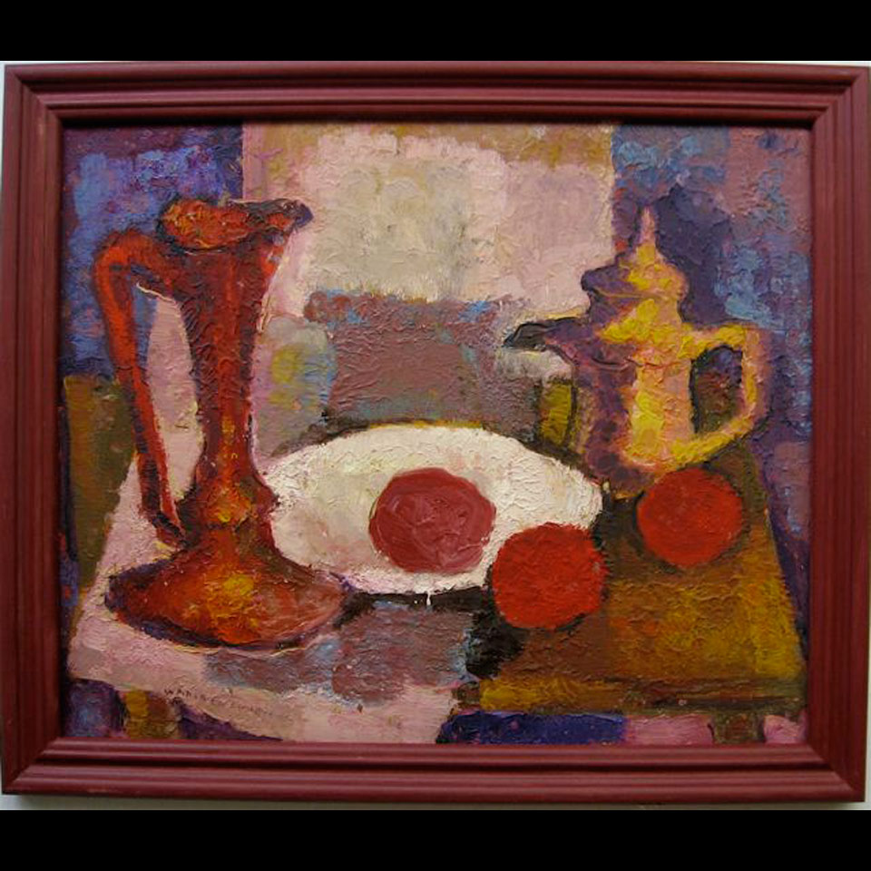 Appraisal: STILL LIFE WADIE EL MAHDY - CANADIAN OIL ON CANVAS