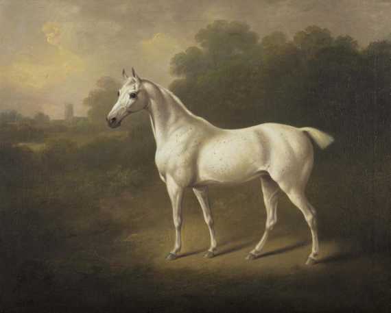 Appraisal: AGASSE JACQUES LAURENT Geneva - London circle of White horse