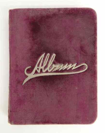 Appraisal: Early Penna autograph album with poems and drawings