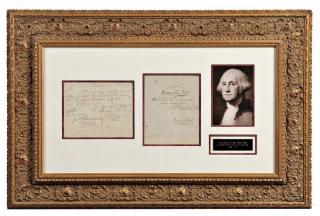 Appraisal: Washington George - Autograph Endorsement Signed Mount Vernon June Autograph