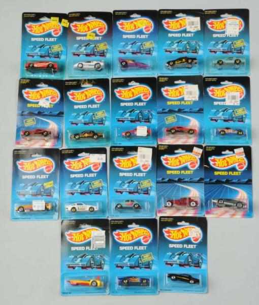 Appraisal: Lot of Mattel Hot Wheels Speed Fleet Vehicles Description Includes