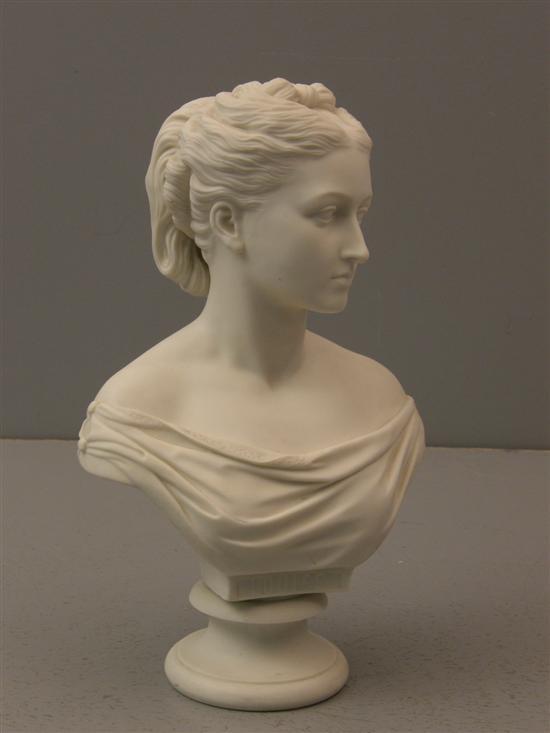 Appraisal: Copeland parian bust of 'Louise' stamped 'Art Union of London