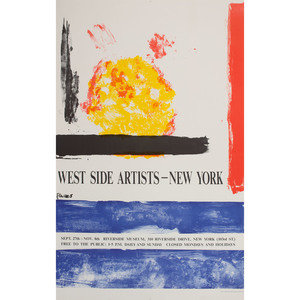 Appraisal: Nine Modern and Contemporary Art Exhibition Posters Seong Moy American