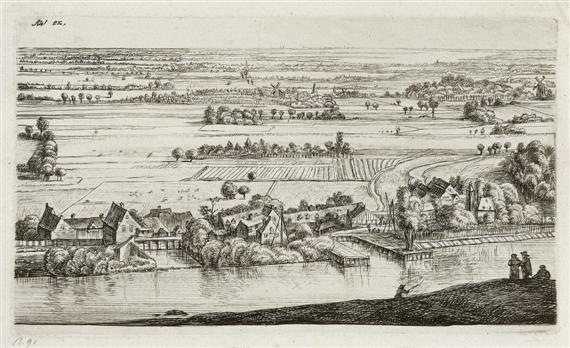 Appraisal: WATERLOO ANTHONIE Lille - Utrecht Set of six landscapes The