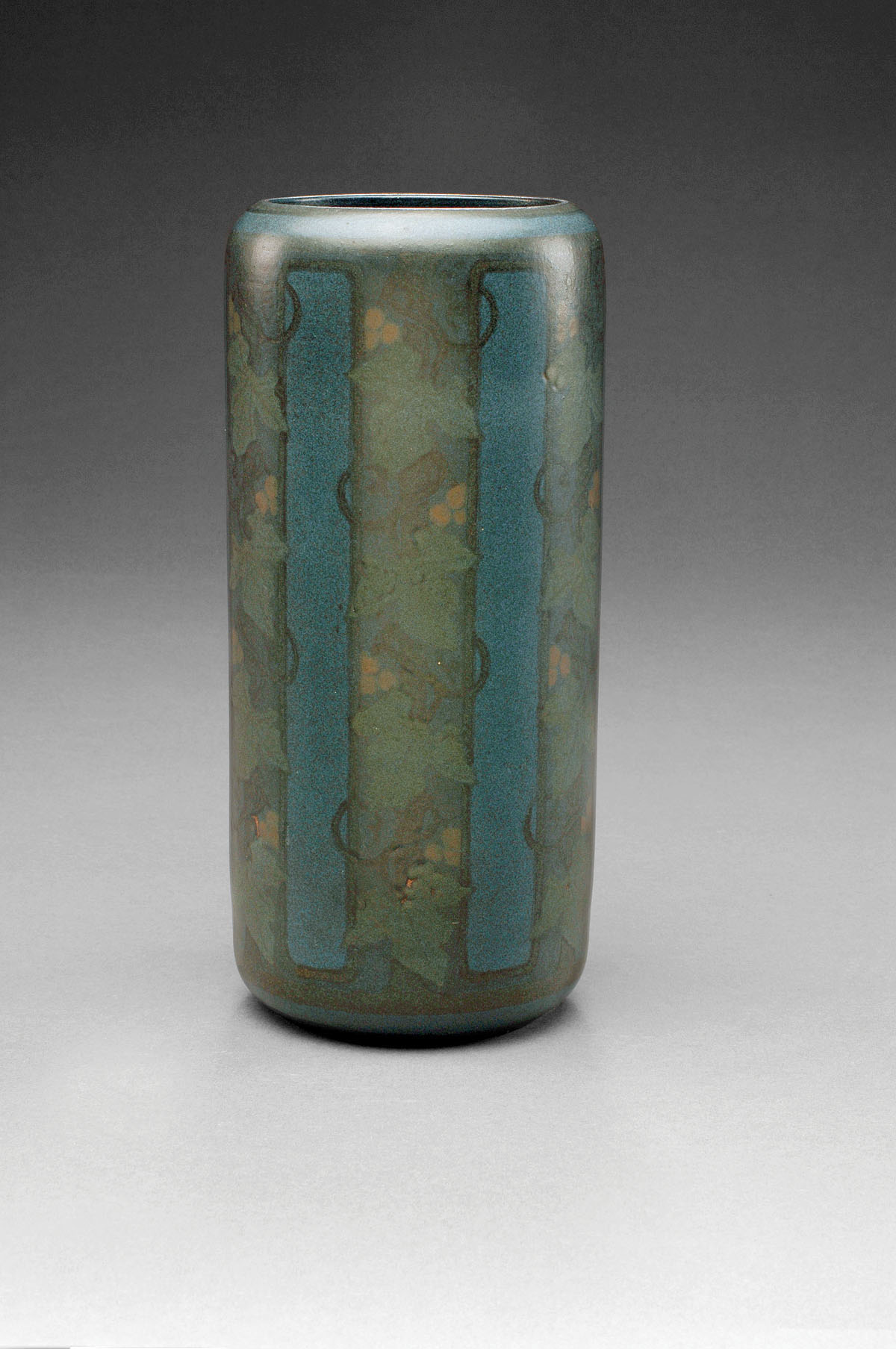 Appraisal: MARBLEHEAD POTTERY MATTE GLAZED VASE EARLY TWENTIETH CENTURY Of cylindrical