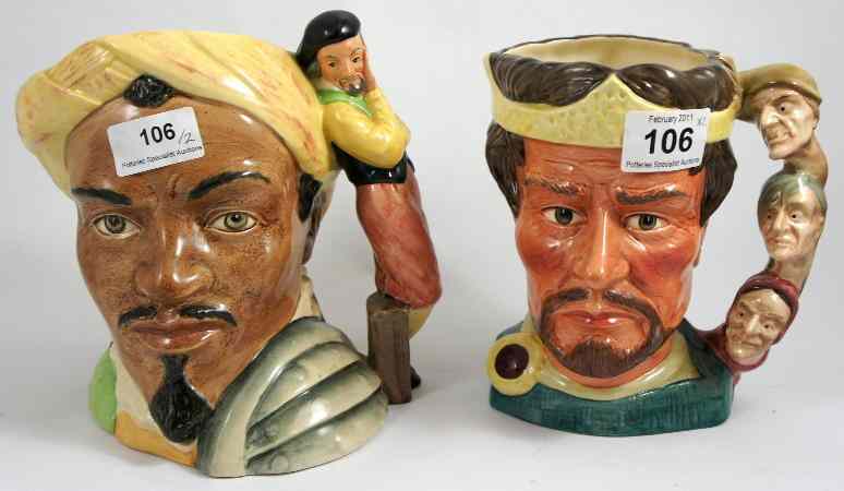 Appraisal: Royal Doulton Large Character Jug Othello D and Macbeth D