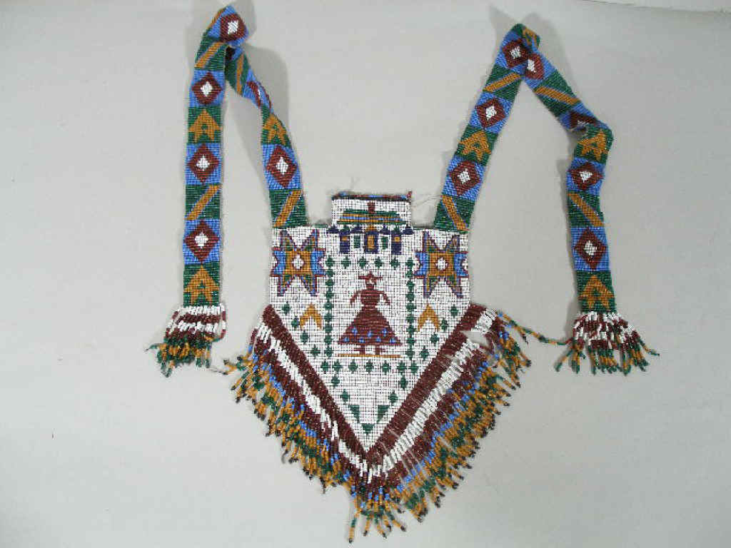 Appraisal: Seminole Beaded Chest Ornament th century attributed by the Museum