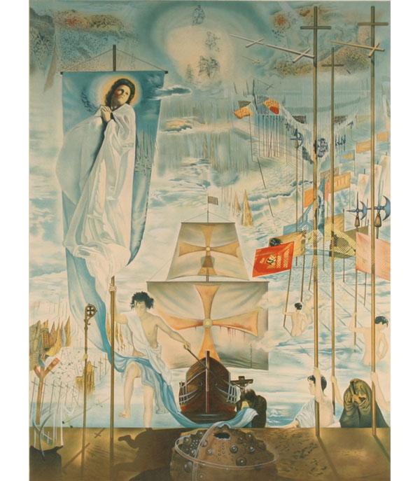 Appraisal: Salvador Dali Spanish - Discovery of America by Christopher Columbus