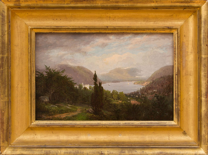 Appraisal: FRANK ANDERSON - VIEW OF PEEKSKILL NY Oil on board