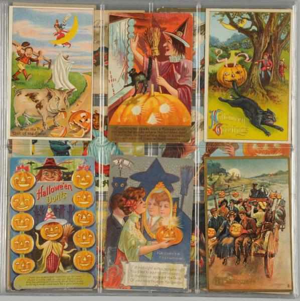 Appraisal: Lot of Halloween Postcards Many are rare cards Includes three