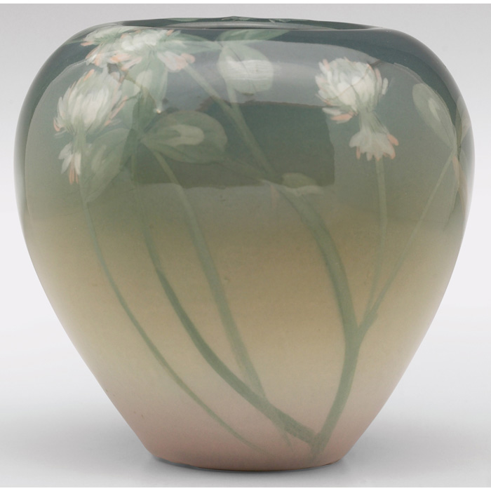 Appraisal: Rookwood vase bulbous shape in an Iris glaze with a