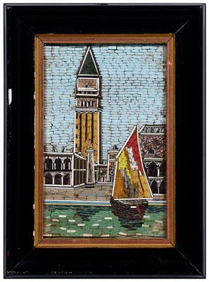 Appraisal: Italian micro mosaic Venetian scene with view of St Mark