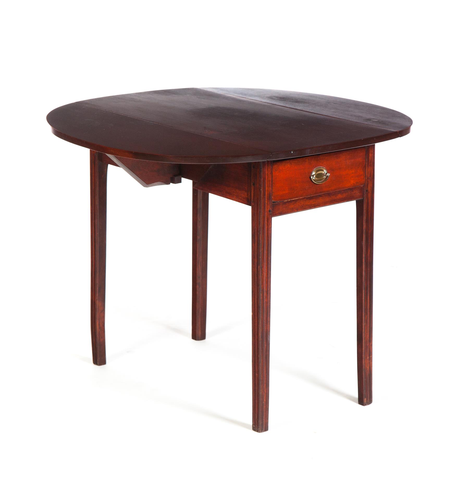 Appraisal: AMERICAN PEMBROKE TABLE First quarter- th century mahogany with pine