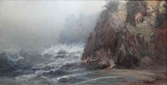 Appraisal: BROWN Harrison B O C Rocky Coastline Signed lower left