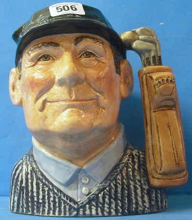 Appraisal: Royal Doulton Large Character Jug Golfer D Special New Colourway