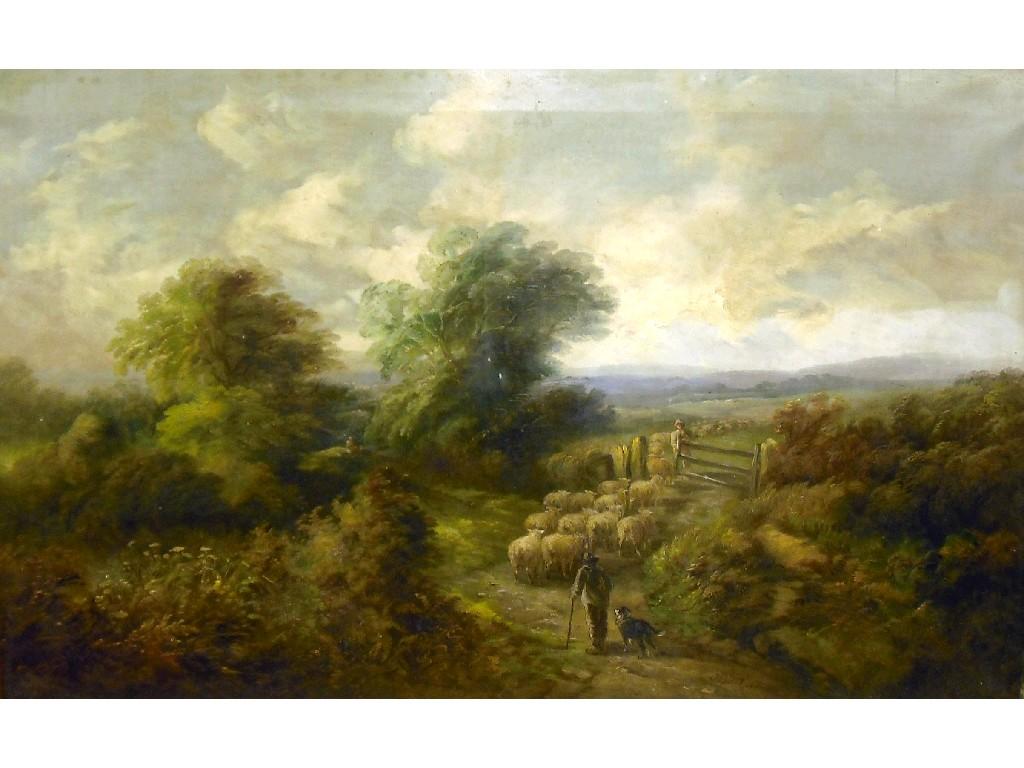 Appraisal: Possibly by John Joseph Barker of Bath - - shepherds